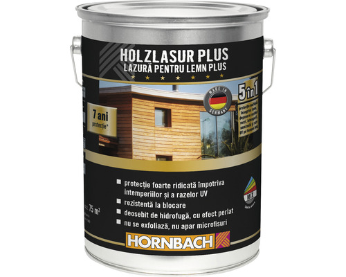 Doza lazur pentru lemn Plus, pentru exterior