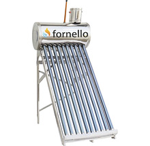 Panou solar nepresurizat Fornello, rezervor inox 82 l, 10 tuburi vidate, vas flotor 5 l-thumb-1