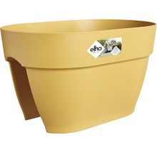 Jardinieră galbenă de balcon din plastic