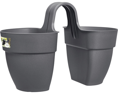 Ghiveci dublu Elho Vibia Campana Flower Twin 21 plastic | HORNBACH