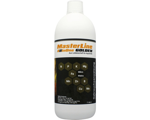 Fertilizant pentru plante acvatice MasterLine All In One Golden 1 l