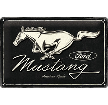 Tablou metalic decorativ Ford Mustang Horse 20x30 cm-thumb-0