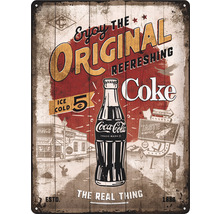 Panou metalic decorativ cu design Coca-Cola