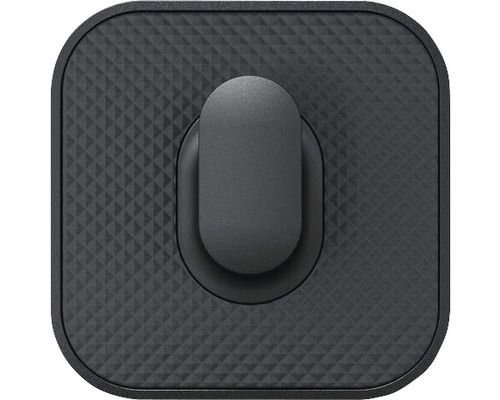 Suport negru dreptunghiular pentru telefon mobil cu model în romburi