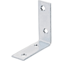 Conector unghiular din metal cu găuri pentru fixare