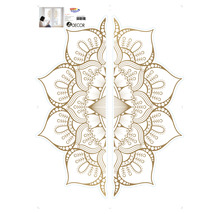 Autocolant decorativ pentru fereastră cu motiv mandala