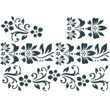Bordură cu model floral