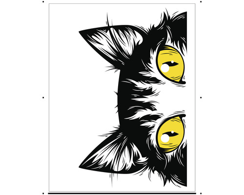Sticker fereastră pisică 35x45 cm