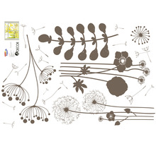 Autocolant de perete cu diverse motive florale