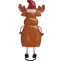 Elan decorativ cu căciulă de Crăciun ca decor de Crăciun