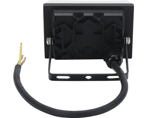 Spatele unui reflector LED cu cablu