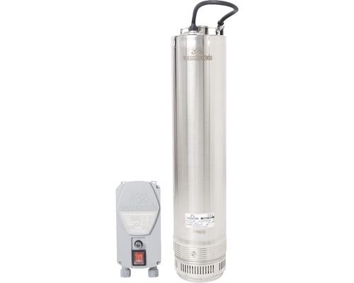 Pompă submersibilă apă curată Wasserkönig SI83110/5 1900 W 6600 l/h H 83 m Pompă submersibilă de puț adânc WasserKönig din oțel inoxidabil cu unitate de control