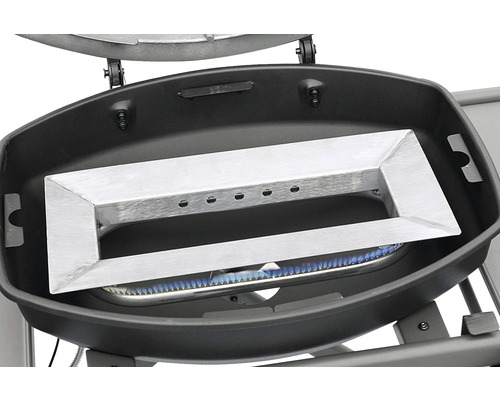 Grătar pe gaz cu arzător și bare de aromă