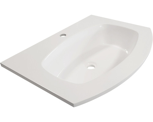 Lavoar pentru mobilier Savini Armonia 70 cm compozit alb