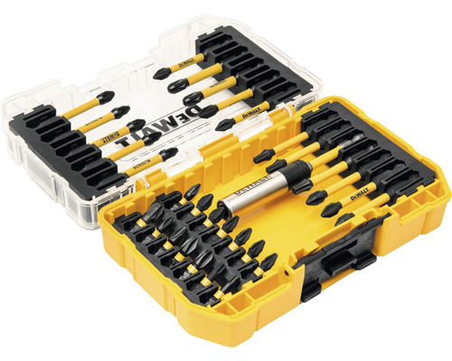 Set de biți DeWalt în cutie de depozitare