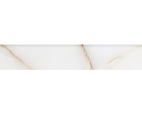 Plintă ceramică Topaz Gold 8x45 cm Model de gresie cu aspect de marmură