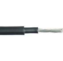 Cablu electric negru cu fire de cupru expuse