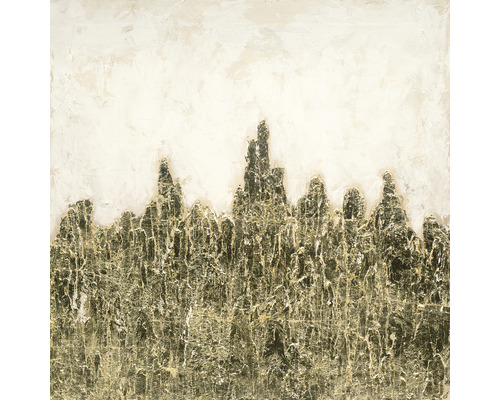 Pictură cu motiv abstract de munte