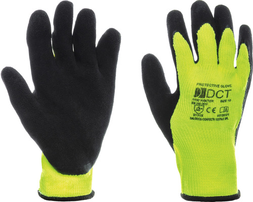 Mănuși de protecție DCT Palawan Winter din nailon imersat în latex, mărimea 10