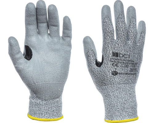 Mănuși de protecție DCT Krima tricotate din fibre HDPE, imersate în poliuretan, anti-tăiere, mărimea 9 Mănuși de protecție DCT Krima tricotate din fibre HDPE, imersate în poliuretan, anti-tăiere, mărimea 9