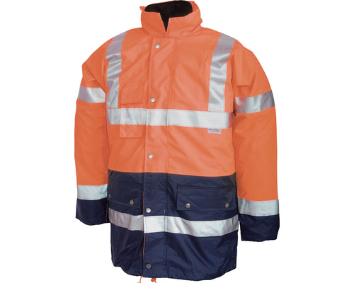 Jachetă de lucru DCT Oxford 3 în 1 din poliester portocalie, mărimea S