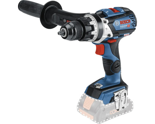 Mașină de găurit și înșurubat cu percuție Bosch Professional GSB 18V-110 C, fără acumulator și încărcător, 480 r/min Mașină de găurit și înșurubat cu acumulator, cu mâner suplimentar