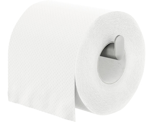 O rolă de hârtie igienică albă pe un suport