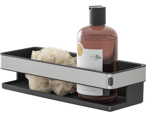 Raft de duș cu gel de duș și burete de baie