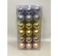 Pachet cu globuri de pom de Crăciun în diferite nuanțe