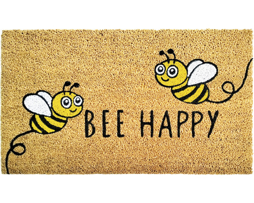 Covoraș intrare cocos Bee happy 40x60 cm