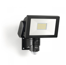 Proiector cu LED integrat Steinel 29,5W 2962 lumeni IP44, senzor de mișcare, lumină neutră, negru