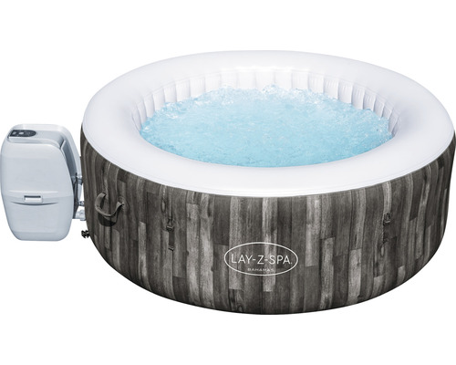 Jacuzzi gonflabil Bahamas 4 persoane PVC Ø 180 cm H 66 cm capacitate 669 l gri