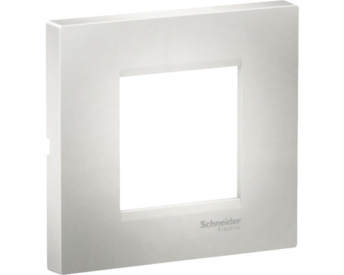 Ramă aparataje Schneider Easy Styl 2 module, plastic argintiu
