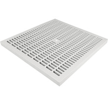 Sifon de pardoseală pătrat din plastic cu grătar