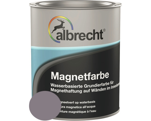 Vopsea magnetică Albrecht Smart Color gri 750 ml Cutie de vopsea magnetică pe bază de apă pentru pereți interiori