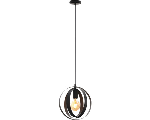 Lampa suspendată cu abajur sferic și bec