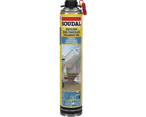 Spumă poliuretanică SOUDAL termoizolantă 700 ml pentru pistol Spray cu spumă izolatoare de la Soudal