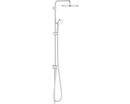 Sistem de duș cu comutator Tempesta Cosmopolitan 250, duș fix Ø25 cm, crom-0
