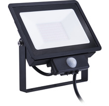 Proiector LED exterior Pila 20W 1700 lumeni IP65, senzor de mișcare, lumină neutră, negru
