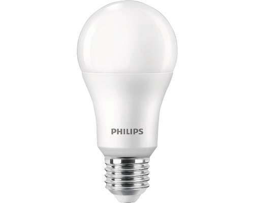 Becuri LED Philips E27 13W 1521 lumeni, glob mat A60, lumină neutră, 3 bucăți-0