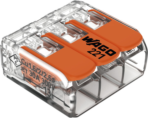 Wago 221 clemă de conectare pentru cabluri electrice