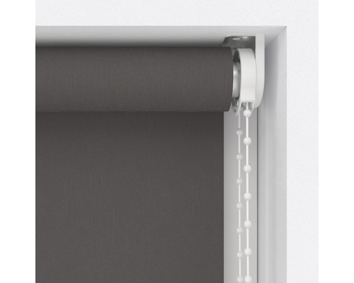 Rulou gri cu lanț pentru decorarea ferestrelor