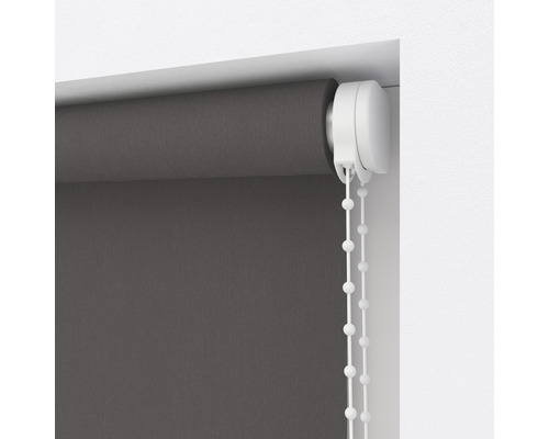 Rulou gri cu lanț de operare pentru decorarea ferestrelor