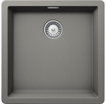 Chiuvetă bucătărie cristadur cu o cuvă Schock Greenwich N-100 45,6x45,6 cm, fără picurător, Silverstone