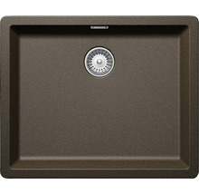 Chiuvetă bucătărie cristadur cu o cuvă Schock Greenwich N-100L 55,6x45,6 cm, fără picurător, Stone