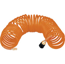 Furtun spiralat pentru aer comprimat cu racord