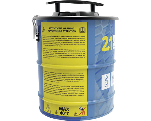 Recipient pentru cenușă cu o capacitate de 21 litri pentru depozitarea sigură a cenușii