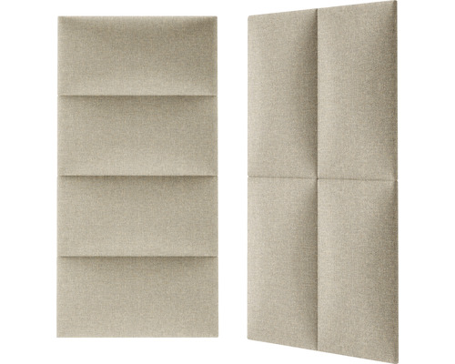 Două panouri fonoabsorbante din material textil cu model geometric