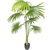 Palmă evantai artificială în ghiveci ca decor