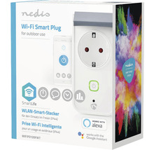 Ștecher inteligent Nedis WiFi pentru exterior în ambalaj
